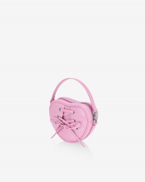 Geanta Crossbody Find Kapoor Ribbon Tie Heart Tote Dama Roz | KJS6647GL