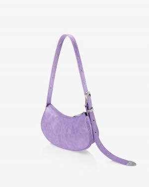 Geanta De Umar Find Kapoor Belty Bag 25 Crinkled Tote Dama Violet | KGF4183TJ