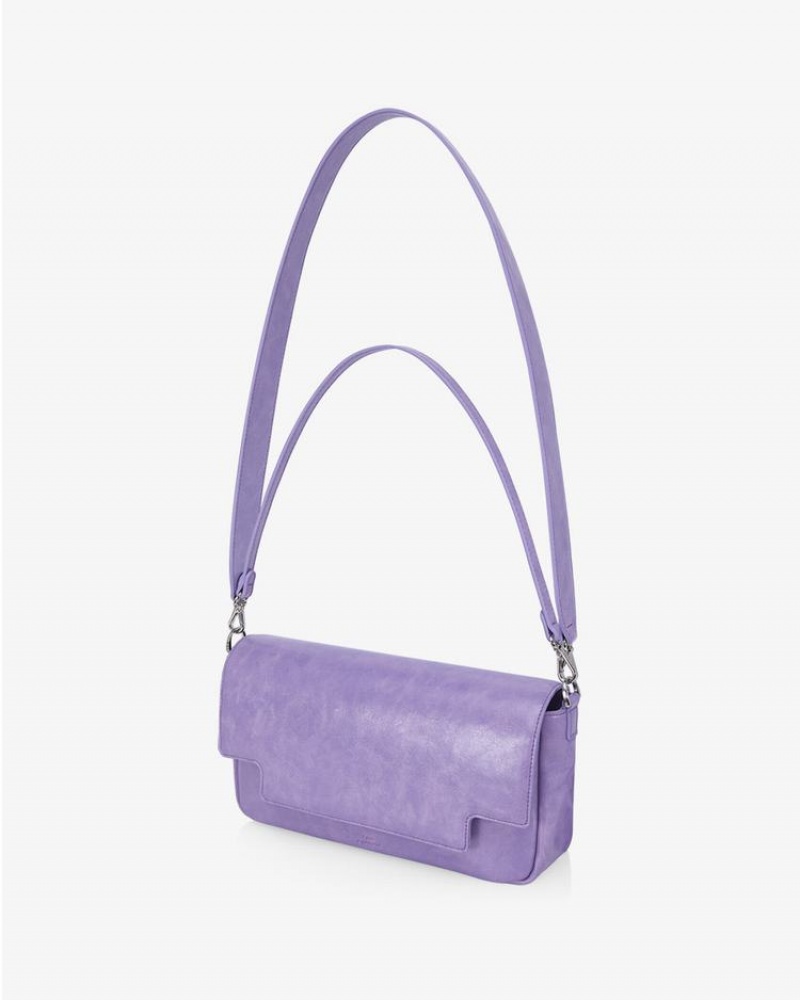 Geanta Crossbody Find Kapoor Lia Bag 27 Crinkled Tote Dama Violet | ESN3149CF