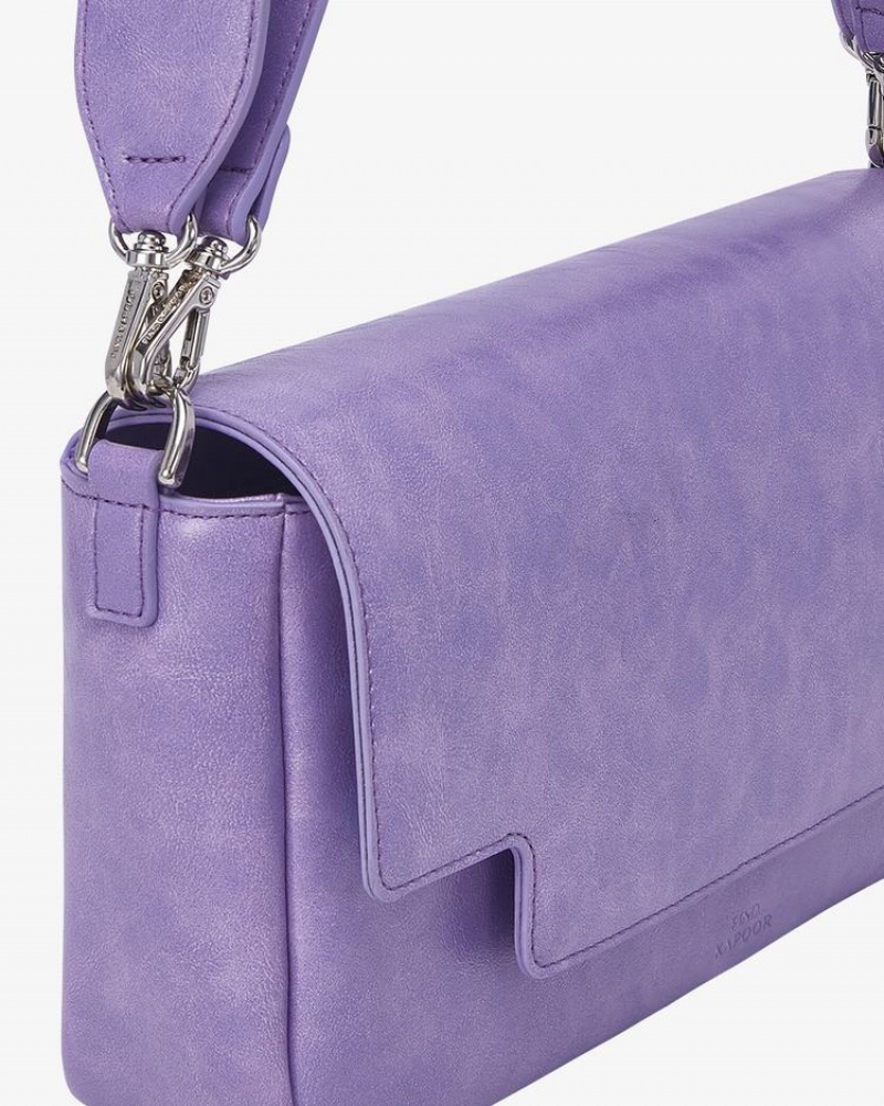 Geanta Crossbody Find Kapoor Lia Bag 27 Crinkled Tote Dama Violet | ESN3149CF