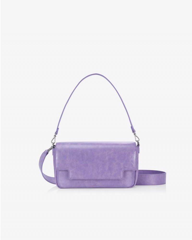 Geanta Crossbody Find Kapoor Lia Bag 27 Crinkled Tote Dama Violet | ESN3149CF