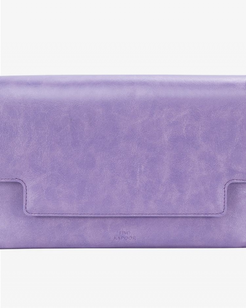 Geanta Crossbody Find Kapoor Lia Bag 27 Crinkled Tote Dama Violet | ESN3149CF