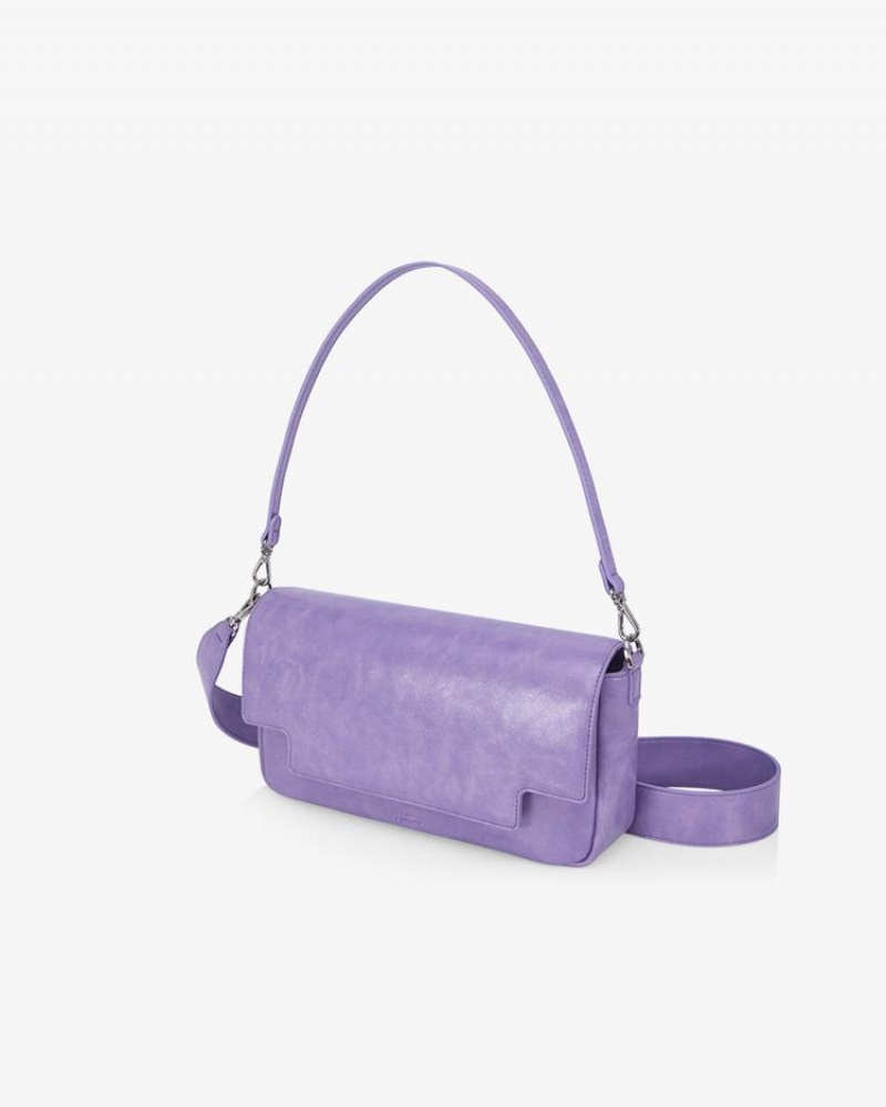 Geanta Crossbody Find Kapoor Lia Bag 27 Crinkled Tote Dama Violet | ESN3149CF