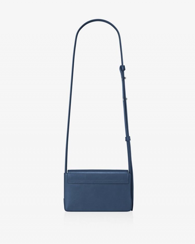 Geanta Crossbody Find Kapoor Marc Bag 18 Crinkled Tote Dama Bleumarin | PYM1280GL