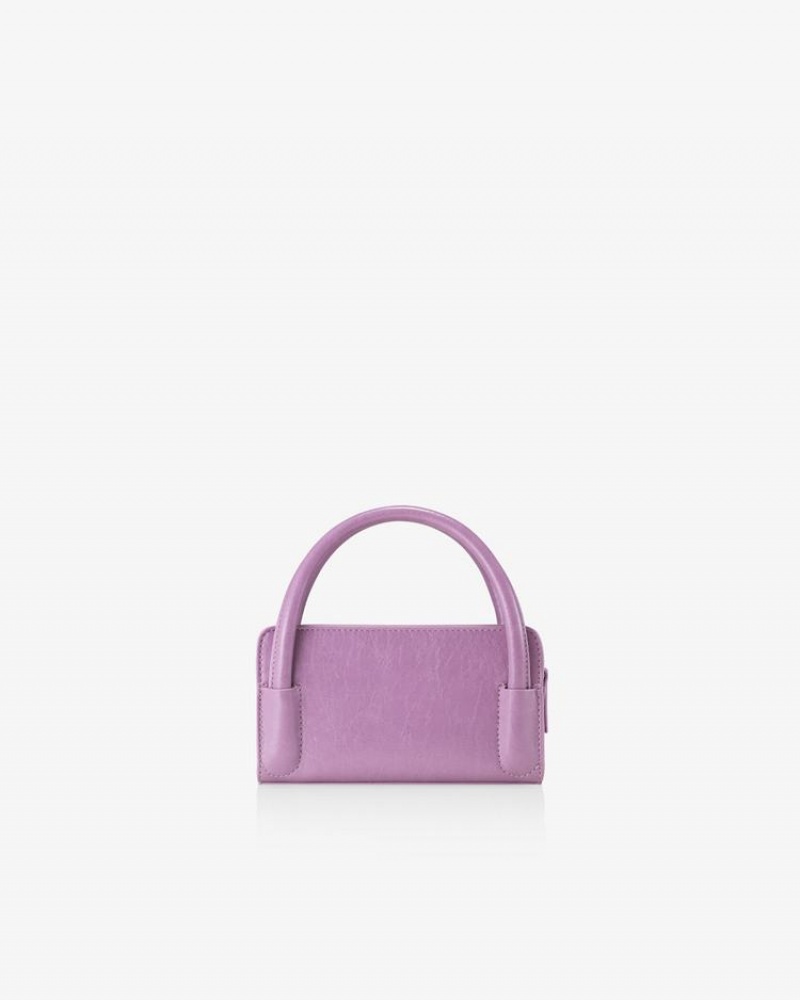 Geanta Crossbody Find Kapoor Marty Bag B 18 Crinkled Tote Dama Violet | NHG9245DE