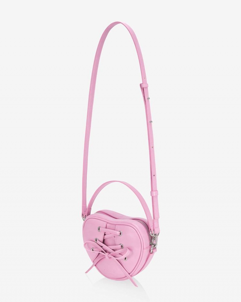 Geanta Crossbody Find Kapoor Ribbon Tie Heart Tote Dama Roz | KJS6647GL